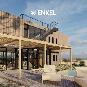 Rendering of the exterior of Casa Arenas