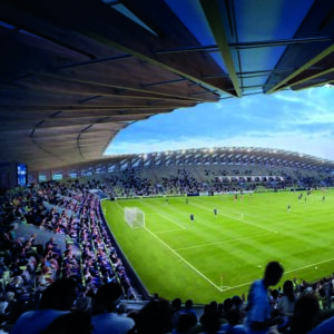 First Mass Timber stadium
