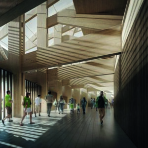 First Mass Timber stadium
